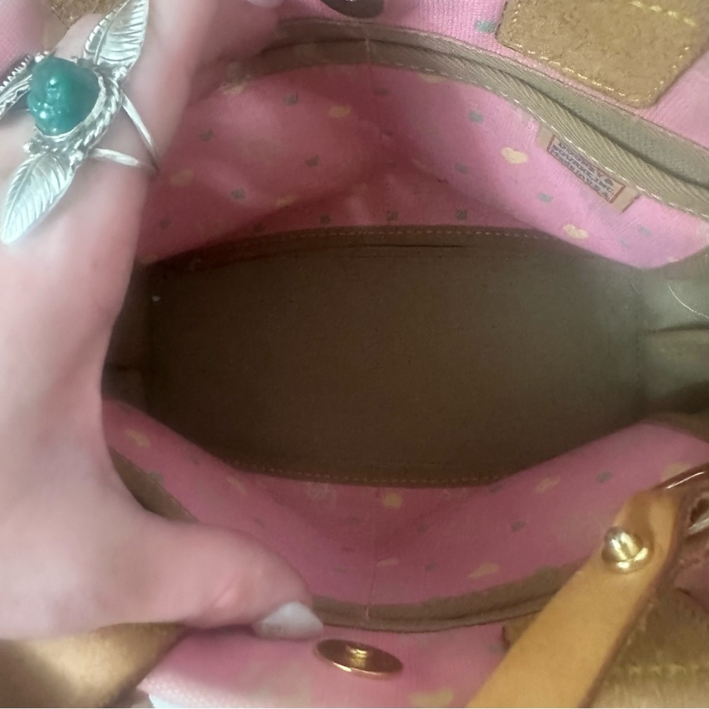 Dooney & Bourke • Candy Pink Vintage Tote Crossbody - Picture 4 of 5